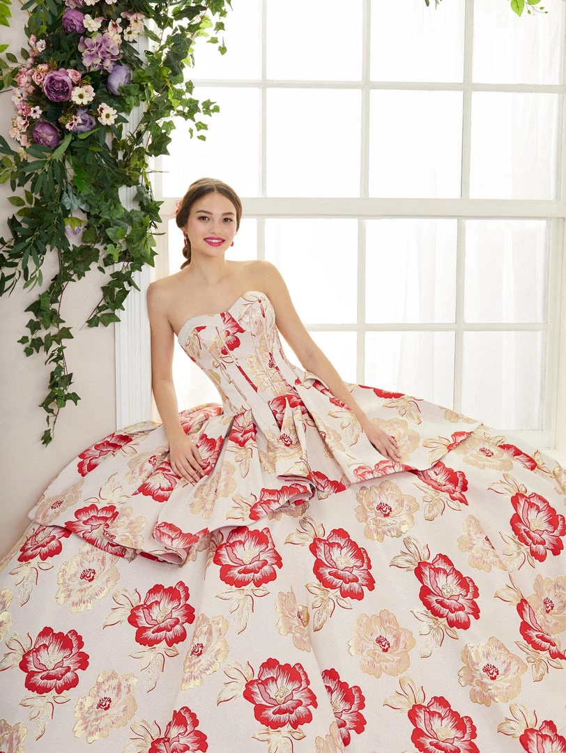 Quinceañera 2 Piece Floral Print Quinceanera Dress By House Of Wu 26967 11 Quinceañera 2 Piece Floral Print Quinceanera Dress By House Of Wu 26967