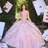 Ragazza Fashion Quinceañera 2 Piece Floral Quinceanera Dress By Ragazza D50-550