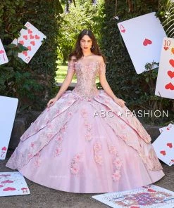 Ragazza Fashion Quinceañera 2 Piece Floral Quinceanera Dress By Ragazza D50-550