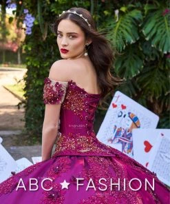 Ragazza Fashion Quinceañera 2 Piece Floral Quinceanera Dress By Ragazza D50-550