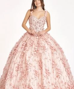 3D Applique Sleeveless Ball Gown By Elizabeth K GL1959