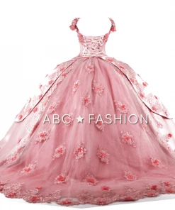Ragazza Fashion Quinceañera 2 Piece Floral Quinceanera Dress By Ragazza D50-550