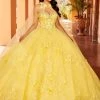 3D Floral Cape Quinceanera Dress By Mary's Bridal MQ2157 Quinceañera