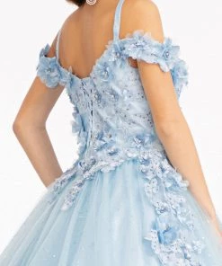 3D Floral Cold Shoulder Ball Gown By Elizabeth K GL1988 27 3D Floral Cold Shoulder Ball Gown By Elizabeth K GL1988