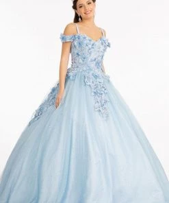 3D Floral Cold Shoulder Ball Gown By Elizabeth K GL1988 25 3D Floral Cold Shoulder Ball Gown By Elizabeth K GL1988