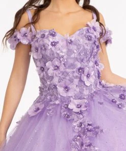 3D Floral Cold Shoulder Ball Gown By Elizabeth K GL1988 21 3D Floral Cold Shoulder Ball Gown By Elizabeth K GL1988