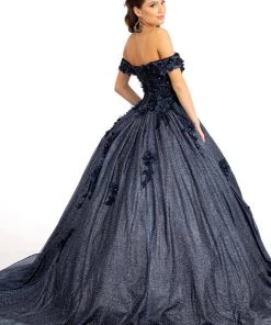 3D Floral Glitter Ball Gown By Elizabeth K GL1971 21 3D Floral Glitter Ball Gown By Elizabeth K GL1971