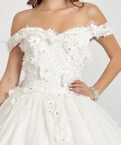 3D Floral Glitter Ball Gown By Elizabeth K GL1971 26 3D Floral Glitter Ball Gown By Elizabeth K GL1971