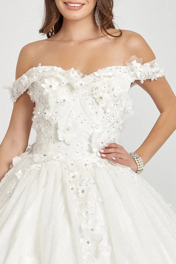 3D Floral Glitter Ball Gown By Elizabeth K GL1971 14 3D Floral Glitter Ball Gown By Elizabeth K GL1971