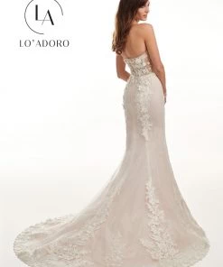 Lo Adoro By Mary's Bridal 3D Floral Mermaid Bridal Gown By Mary's Bridal M724 Wedding Dresses