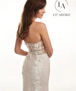 Lo Adoro By Mary's Bridal 3D Floral Mermaid Bridal Gown By Mary's Bridal M724 Wedding Dresses