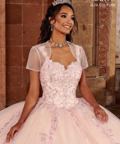 Mary's Bridal 3D Floral Quinceanera Dress By Alta Couture MQ3069 Quinceañera