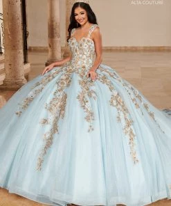 Mary's Bridal 3D Floral Quinceanera Dress By Alta Couture MQ3074 Quinceañera 16 Mary's Bridal 3D Floral Quinceanera Dress By Alta Couture MQ3074 Quinceañera