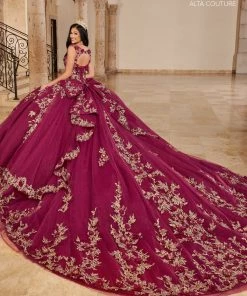 Mary's Bridal 3D Floral Quinceanera Dress By Alta Couture MQ3074 Quinceañera