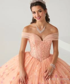 3D Floral Quinceanera Dress By House Of Wu 26013 Quinceañera