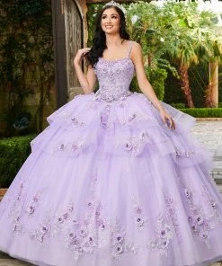 Quinceañera 3D Floral Quinceanera Dress By Mary's Bridal MQ2124