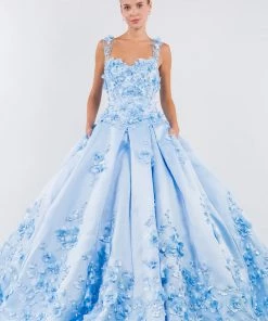 3D Floral Satin Ball Gown By Elizabeth K GL1961 14 3D Floral Satin Ball Gown By Elizabeth K GL1961