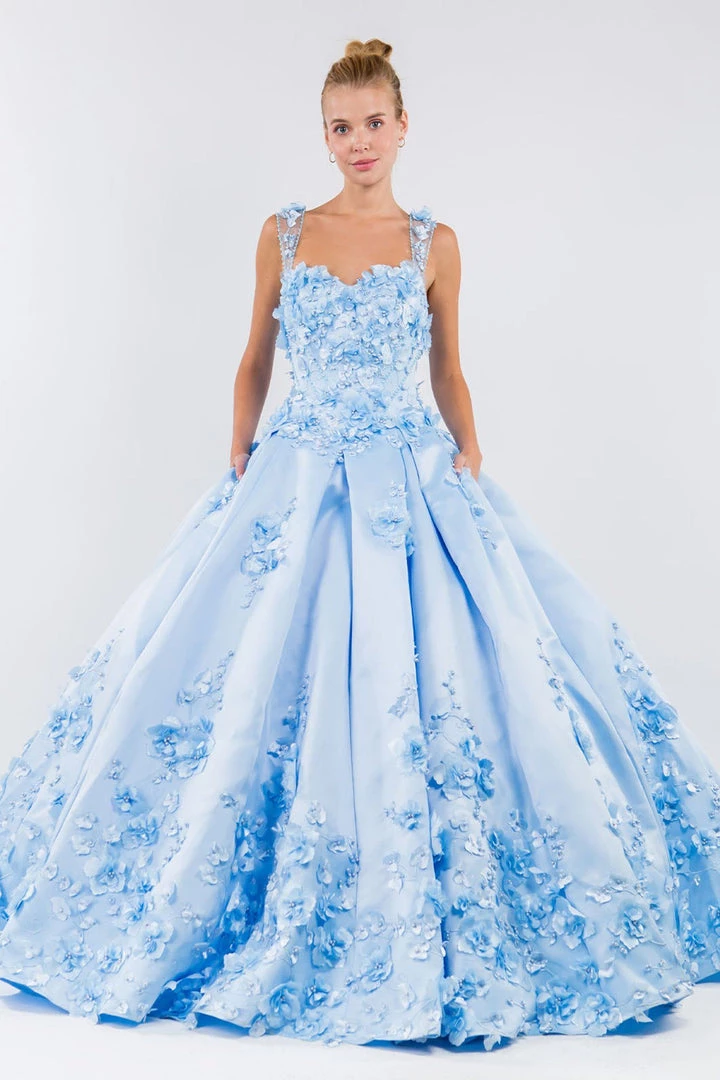 3D Floral Satin Ball Gown By Elizabeth K GL1961 8 3D Floral Satin Ball Gown By Elizabeth K GL1961