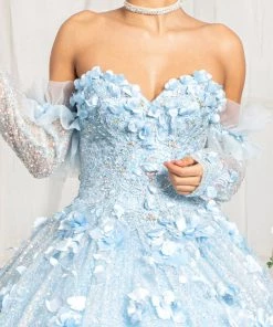 3D Floral Sweetheart Ball Gown By Elizabeth K GL1986 13 3D Floral Sweetheart Ball Gown By Elizabeth K GL1986