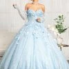 3D Floral Sweetheart Ball Gown By Elizabeth K GL1986