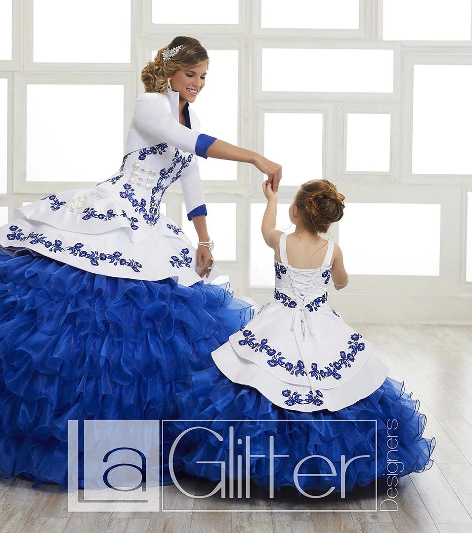 LA Glitter By House Of Wu Quinceañera 4-Piece Ruffled Charro Dress By House Of Wu LA Glitter 24024 10 LA Glitter By House Of Wu Quinceañera 4-Piece Ruffled Charro Dress By House Of Wu LA Glitter 24024