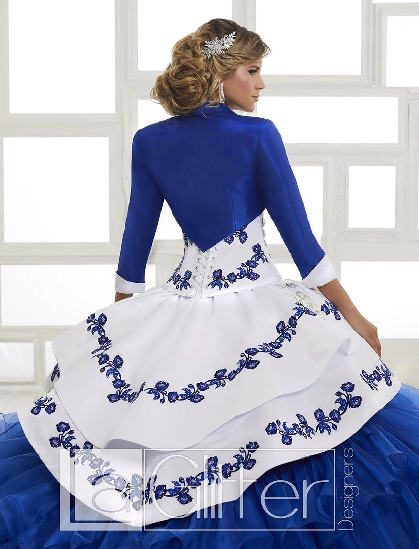 LA Glitter By House Of Wu Quinceañera 4-Piece Ruffled Charro Dress By House Of Wu LA Glitter 24024 5 LA Glitter By House Of Wu Quinceañera 4-Piece Ruffled Charro Dress By House Of Wu LA Glitter 24024