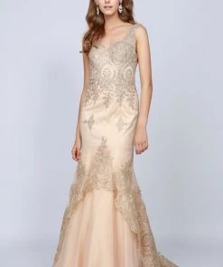 Prom Lace Applique Sleeveless Mermaid Dress By Juliet 654 11 Prom Lace Applique Sleeveless Mermaid Dress By Juliet 654