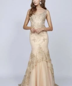 Prom Lace Applique Sleeveless Mermaid Dress By Juliet 654 9 Prom Lace Applique Sleeveless Mermaid Dress By Juliet 654