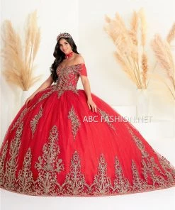 House Of Wu Fiesta Gowns Quinceañera Off Shoulder Quinceanera Dress By Fiesta Gowns 56448