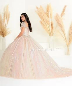 House Of Wu Fiesta Gowns Quinceañera Puff Sleeve Quinceanera Dress By Fiesta Gowns 56450