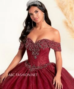 House Of Wu Fiesta Gowns Off Shoulder Quinceanera Dress By Fiesta Gowns 56451 Quinceañera