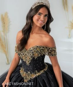 House Of Wu Fiesta Gowns Off Shoulder Quinceanera Dress By Fiesta Gowns 56451 Quinceañera