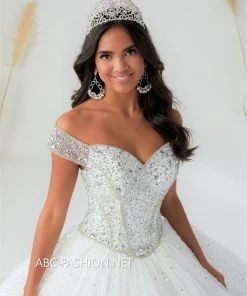 House Of Wu Fiesta Gowns Quinceañera Off Shoulder Quinceanera Dress By Fiesta Gowns 56452