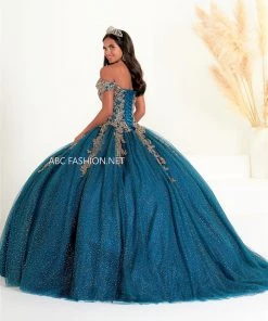House Of Wu Fiesta Gowns Off Shoulder Quinceanera Dress By Fiesta Gowns 56453 Quinceañera