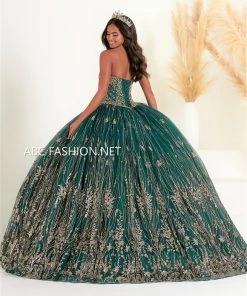 House Of Wu Fiesta Gowns Strapless Quinceanera Dress By Fiesta Gowns 56458
