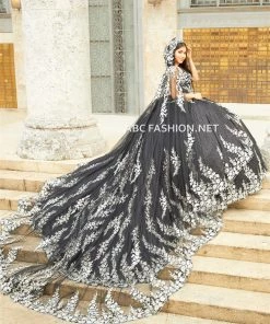 Quinceañera Hooded Cape Quinceanera Dress By House Of Wu 26020C