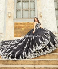 Quinceañera Hooded Cape Quinceanera Dress By House Of Wu 26020C
