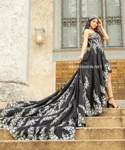 Quinceañera Hooded Cape Quinceanera Dress By House Of Wu 26020C