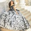 Quinceañera Butterfly Print Quinceanera Dress By House Of Wu 26025