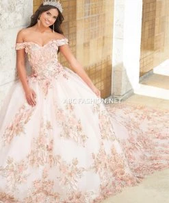 Quinceañera 3D Floral Quinceanera Dress By House Of Wu 26027
