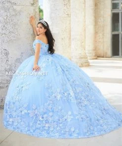 Quinceañera 3D Floral Quinceanera Dress By House Of Wu 26027