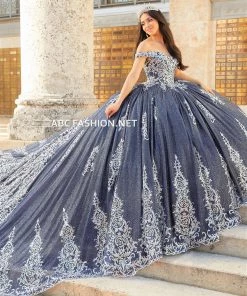 Glitter Quinceanera Dress By House Of Wu 26030