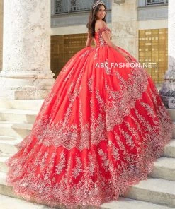 Off Shoulder Quinceanera Dress By House Of Wu 26031