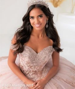 Off Shoulder Quinceanera Dress By House Of Wu 26031