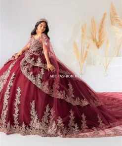 Quinceañera Cape Quinceanera Dress By House Of Wu 26033C 14 Quinceañera Cape Quinceanera Dress By House Of Wu 26033C