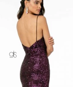 Allover Ombre Sequin Mermaid Gown By Elizabeth K GL2899