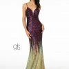 Allover Ombre Sequin Mermaid Gown By Elizabeth K GL2899 2 Allover Ombre Sequin Mermaid Gown By Elizabeth K GL2899