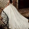 Mary's Bridal Couture Damour Collection Applique A-Line Wedding Dress By Mary's Bridal MB4107 Wedding Dresses