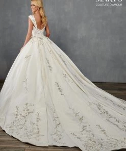 Mary's Bridal Couture Damour Collection Applique A-Line Wedding Dress By Mary's Bridal MB4107 Wedding Dresses 14 Mary's Bridal Couture Damour Collection Applique A-Line Wedding Dress By Mary's Bridal MB4107 Wedding Dresses