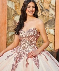 Mary's Bridal Applique Cape Quinceanera Dress By Alta Couture MQ3089